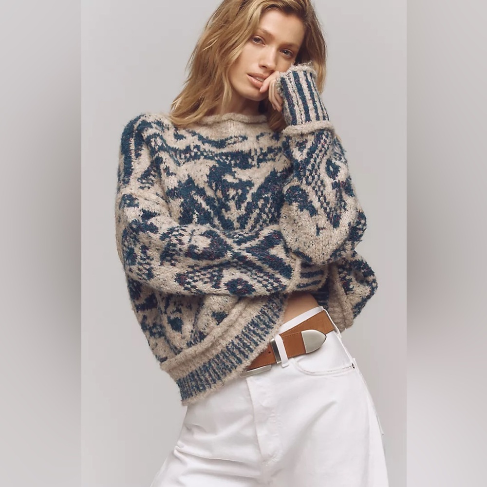 Anthropologie Pilcro Relaxed Roll-Neck Sweater - NWT